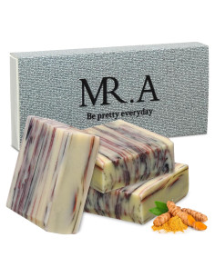 Pack de 3 Jabones de Cúrcuma Orgánica MR.A - Hidratante y Natural