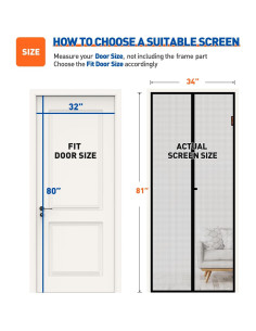 MAGZO Pantalla Magnética para Puerta 86x206 cm Gris 2