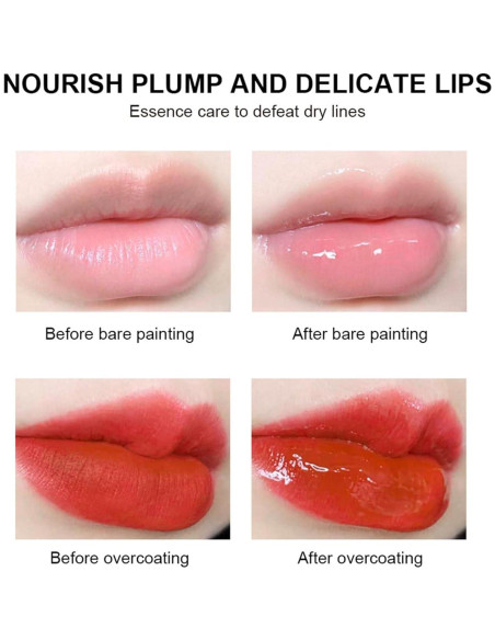 Set de 4 Balsamos Labiales de Fruta WHHWM - Hidratante y Brillante