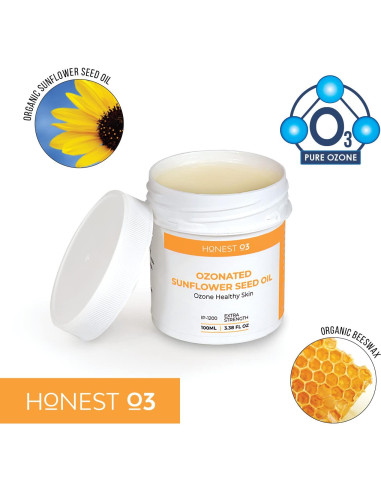 Aceite de Girasol Ozonizado 95.7 ml - Cuidado de Piel Orgánico