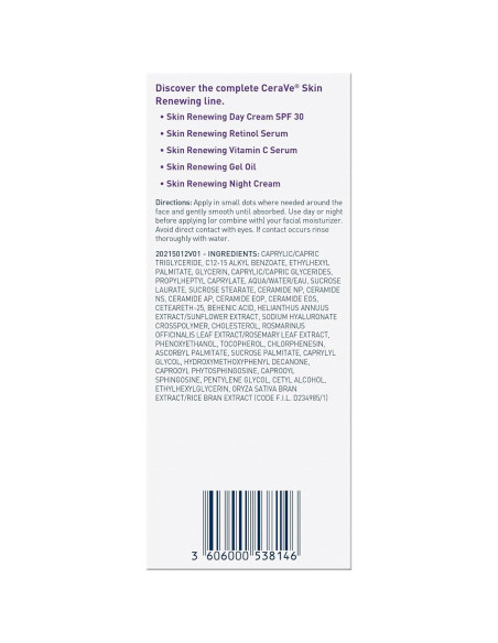 CeraVe Gel Hidratante Facial con CeraPlex y Ácido Hialurónico 28g