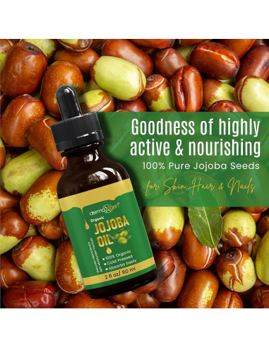 Aceite de Jojoba Orgánico 100% Naturals+SkinScience 59 ml