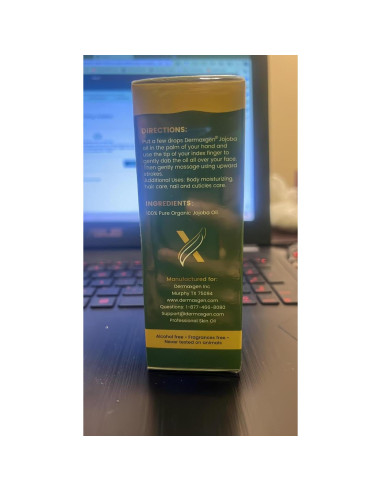 Aceite de Jojoba Orgánico 100% Naturals+SkinScience 59 ml