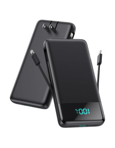 Cargador Portátil FOCHEW 13800mAh USB-C 4 Salidas iPhone