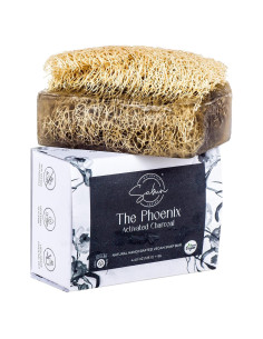 Jabón Exfoliante Natural Sabun Co. Carbón Activado 125g