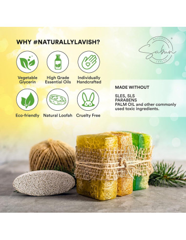 Jabón Exfoliante Natural Sabun Co. Carbón Activado 125g