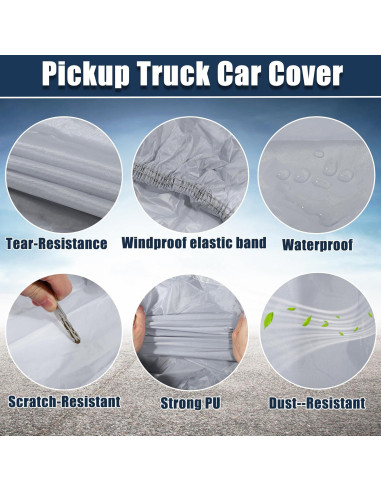 Cubierta de Coche X AUTOHAUX para Toyota Tacoma 6.1m Gris
