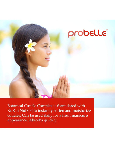 Aceite Botánico de Nuez Kukui ProBelle 15 mL - Hidratante Cutículas