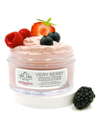 Máscara Exfoliante de Oxígeno Very Berry Yunasence 85g
