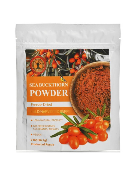 Polvo Liofilizado de Espino Marino Tesoro Siberiano 56.7 g