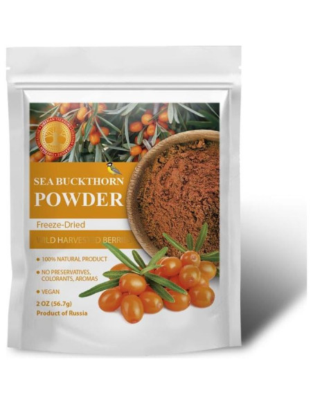 Polvo Liofilizado de Espino Marino Tesoro Siberiano 56.7 g