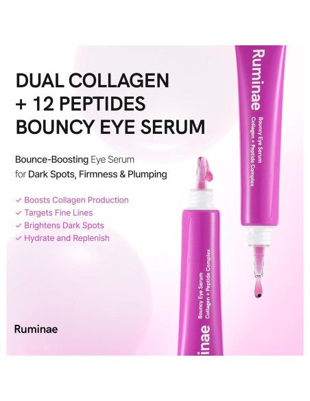 Suero para Ojos HNG - Colágeno Dual y Péptido 12 - 30ml