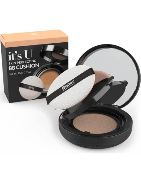 Cushion BB Sistar 15g Claro - Cobertura Completa y Brillo Natural Cushion BB Sistar 15g Claro - Cobertura Completa y Brillo Natural