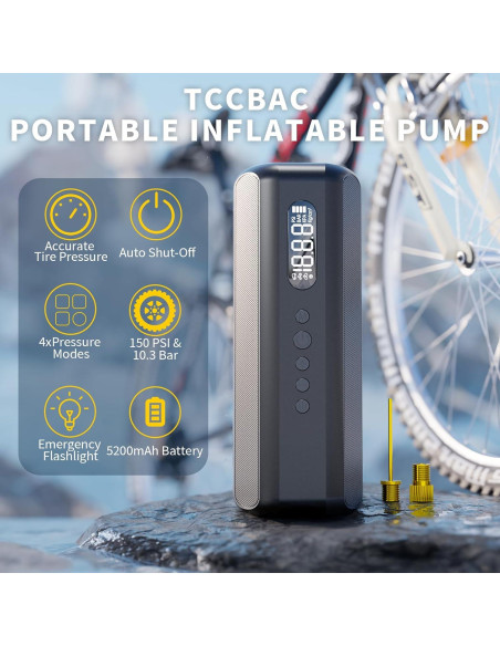 Compresor de Aire Tccbac CQB-US-A1 150 PSI Portátil