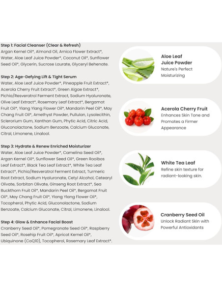 Kit de Cuidado Facial Antienvejecimiento The Spa Dr. 30 Días