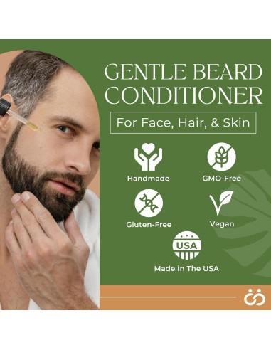 Aceite para Barba Happy Wife 29.57 ml - Suavizante Natural