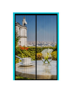 Puerta de Pantalla Magnética Firguny 38x97 cm Fácil Instalación