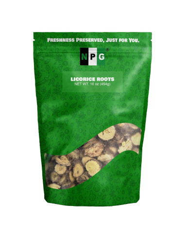 Rodajas de Raíz de Regaliz NPG 453.6 g - Té Herbal Chino