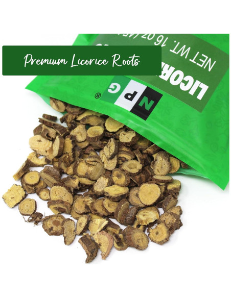Rodajas de Raíz de Regaliz NPG 453.6 g - Té Herbal Chino