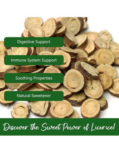 Rodajas de Raíz de Regaliz NPG 453.6 g - Té Herbal Chino