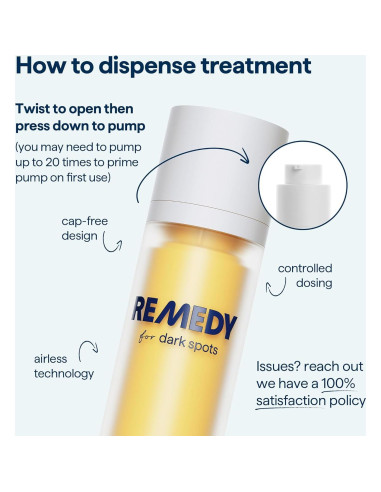 Tratamiento para Manchas Oscuras Remedy 99.9g - Retinol, Niacinamida
