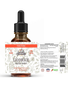 Tintura Orgánica de Regaliz Florida Herbs 118 ml - Suplemento Herbal 2