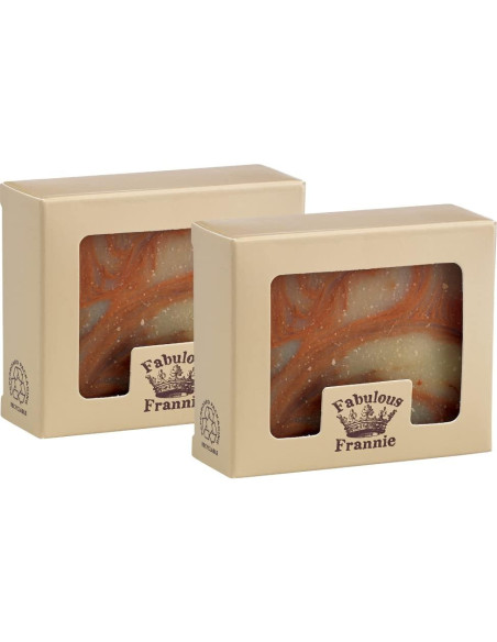 Jabón Herbal Fabuloso Frannie Bay Rum 226.8g (Paquete de 2)