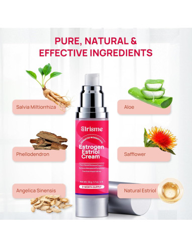 Crema de Estriol Elrisme 50ml - Alivio Menopausia y Cuidado Íntimo