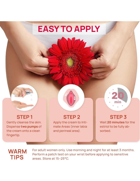 Crema de Estriol Elrisme 50ml - Alivio Menopausia y Cuidado Íntimo