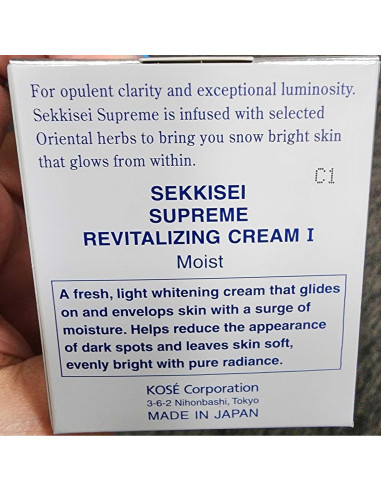 Crema Nocturna Kose Sekkisei Supreme 38ml Hidratante