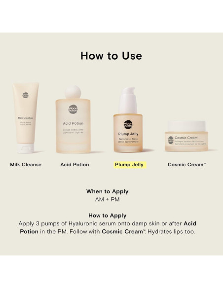 Suero Hialurónico Plump Jelly Moon Juice - 140g - Hidratante Facial