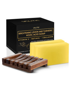Jabón Aclarante de Limón y Cúrcuma Valitic 2 Paquete