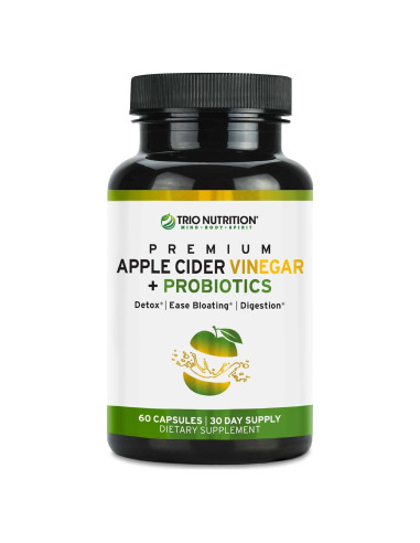Cápsulas de Vinagre de Sidra de Manzana Trio Nutrition 40.8g