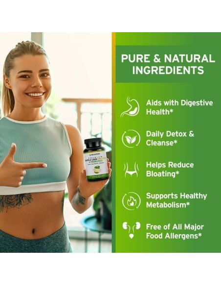 Cápsulas de Vinagre de Sidra de Manzana Trio Nutrition 40.8g