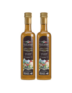 Vinagre de Sidra de Manzana Orgánico Tuscanini 1L Sin Filtrar