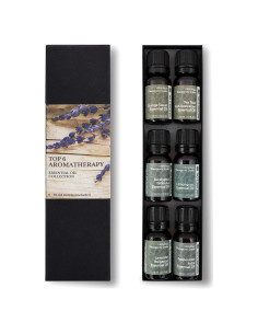 Set de 6 Aceites Esenciales Puro Nature's Oil 10mL Aromaterapia