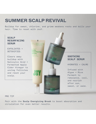 Suero Exfoliante para Cuero Cabelludo JooY 59 ml - Superalimentos