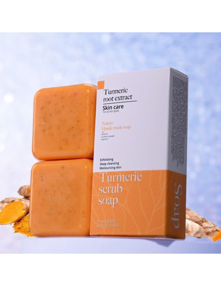 Barra de Jabón Exfoliante Natural YOYO BY ZAQ - Paquete de 2