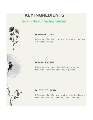 Suero Exfoliante para Cuero Cabelludo JooY 59 ml - Superalimentos