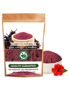 Polvo de Hibisco Ayushka Organic 250g - Cuidado del Cabello y Piel