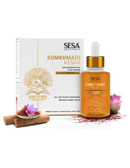Suero Facial Kumkumadi SESA 30ml - Hidratante y Antienvejecimiento