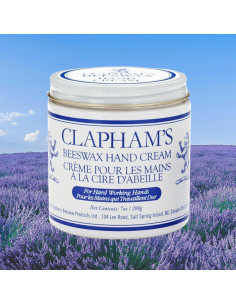Crema de Manos Clapham Cera de Abejas 200g con Lavanda y Romero 2