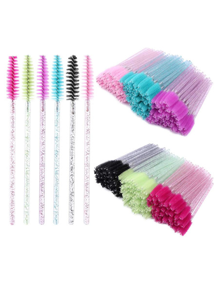 300 Varitas desechables Tbestmax para pestañas y cejas