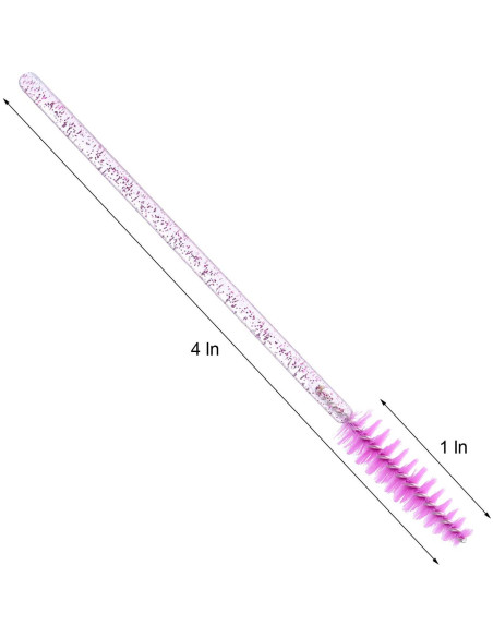 300 Varitas desechables Tbestmax para pestañas y cejas