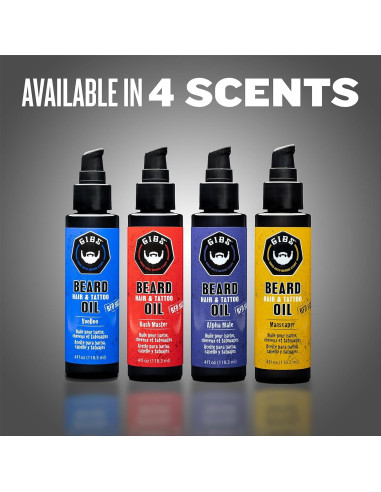 Aceite para Barba GIBS 118 ml - Hidrata y Suaviza Piel y Barba