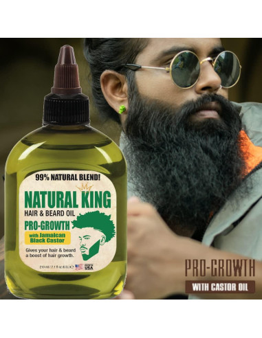 Aceite Pro-Crecimiento para Cabello y Barba SFC Natural 200g