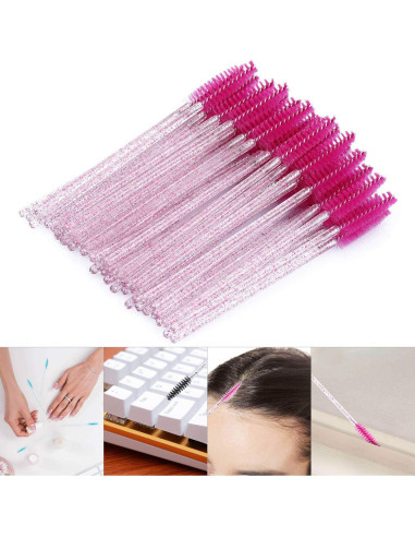 300 Varitas desechables Tbestmax para pestañas y cejas