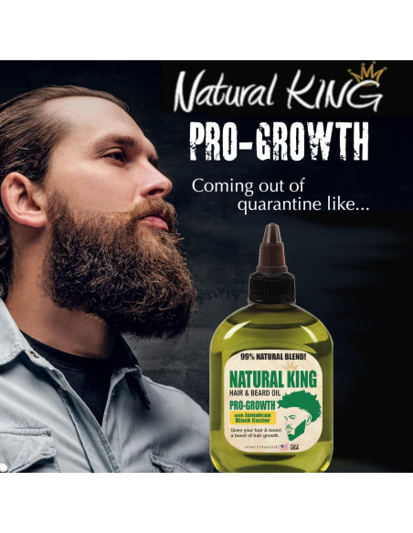 Aceite Pro-Crecimiento para Cabello y Barba SFC Natural 200g