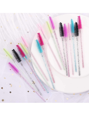 300 Varitas desechables Tbestmax para pestañas y cejas