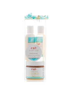 Caja de Regalo Spa Pure Fiji 4 Piezas - Jengibre Blanco